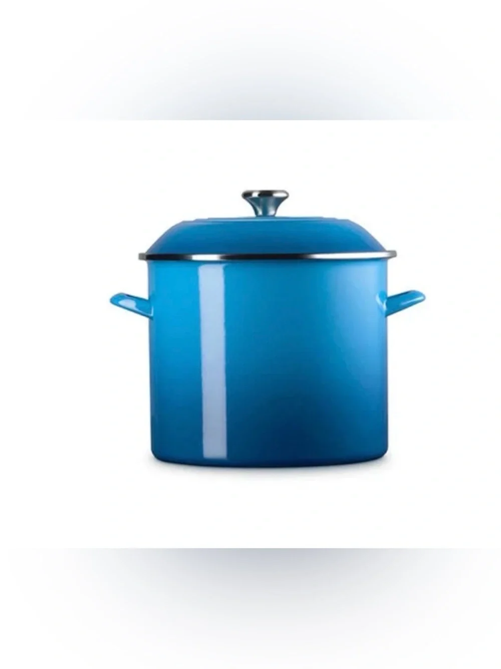 Le Creuset Stockpot in Marseille (Blue)| 16 quart - Picture 3 of 9